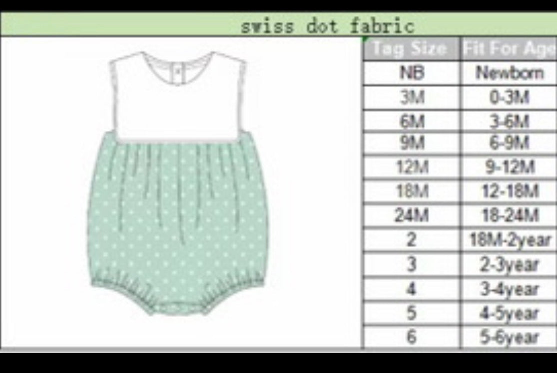 Boy Swiss Dot Bubble PREORDER