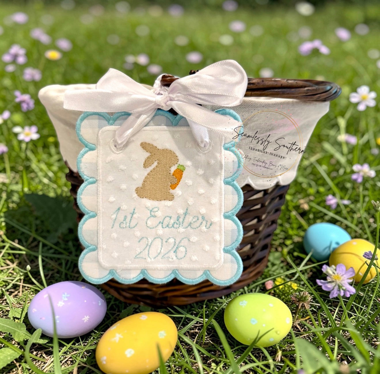 First Easter Basket tag | Easter Baby Keepsake | Personalized Easter Tag