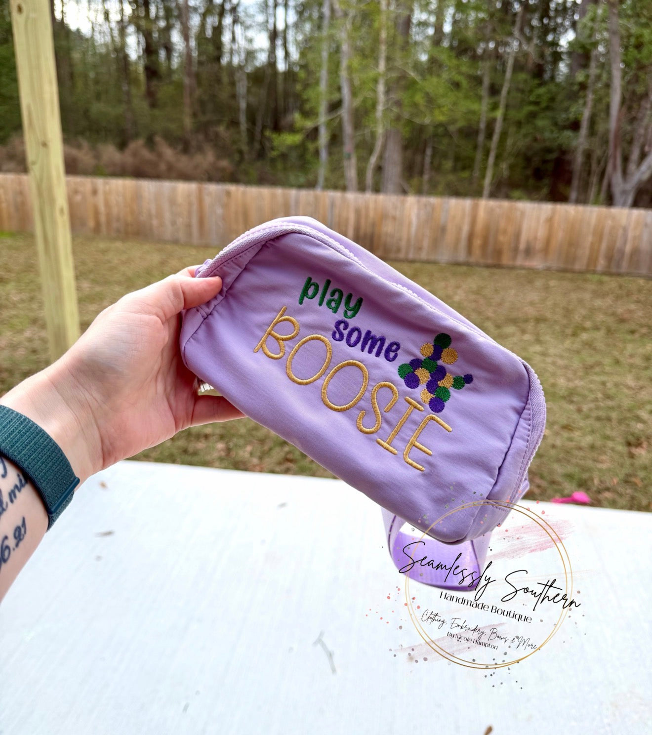 Mardi Gras Belt Bag