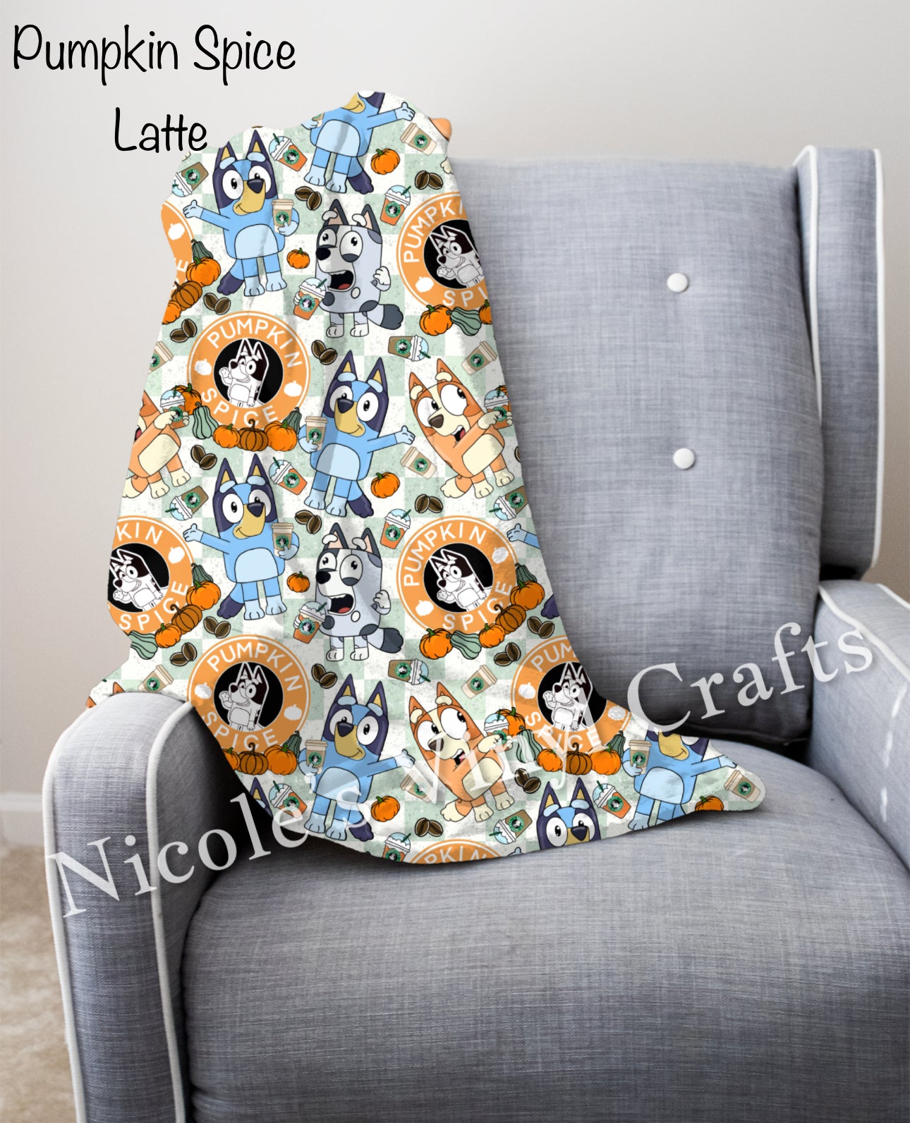 Blue Dog Minky Blanket