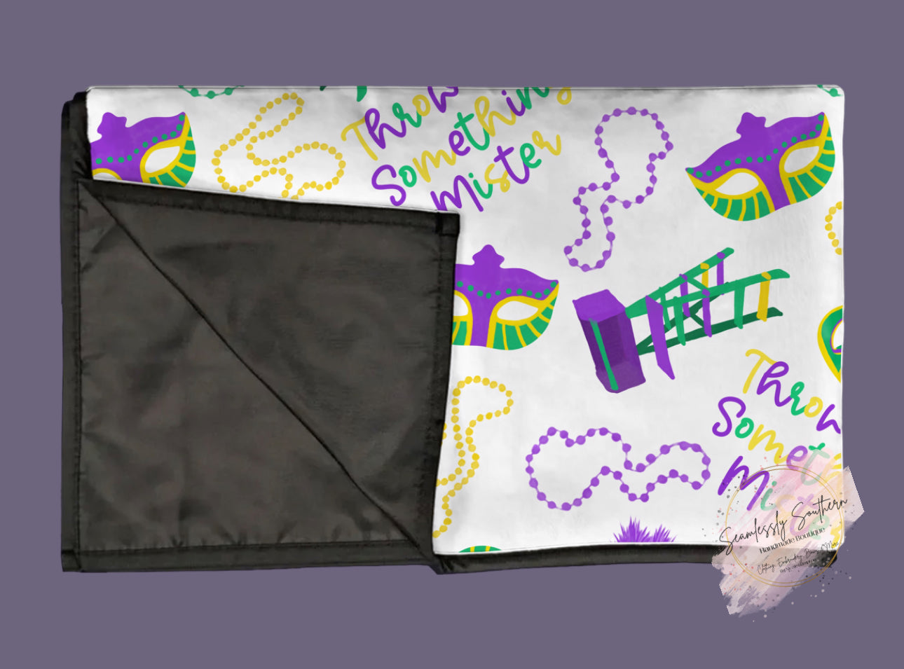Mardi Gras Picnic Mat