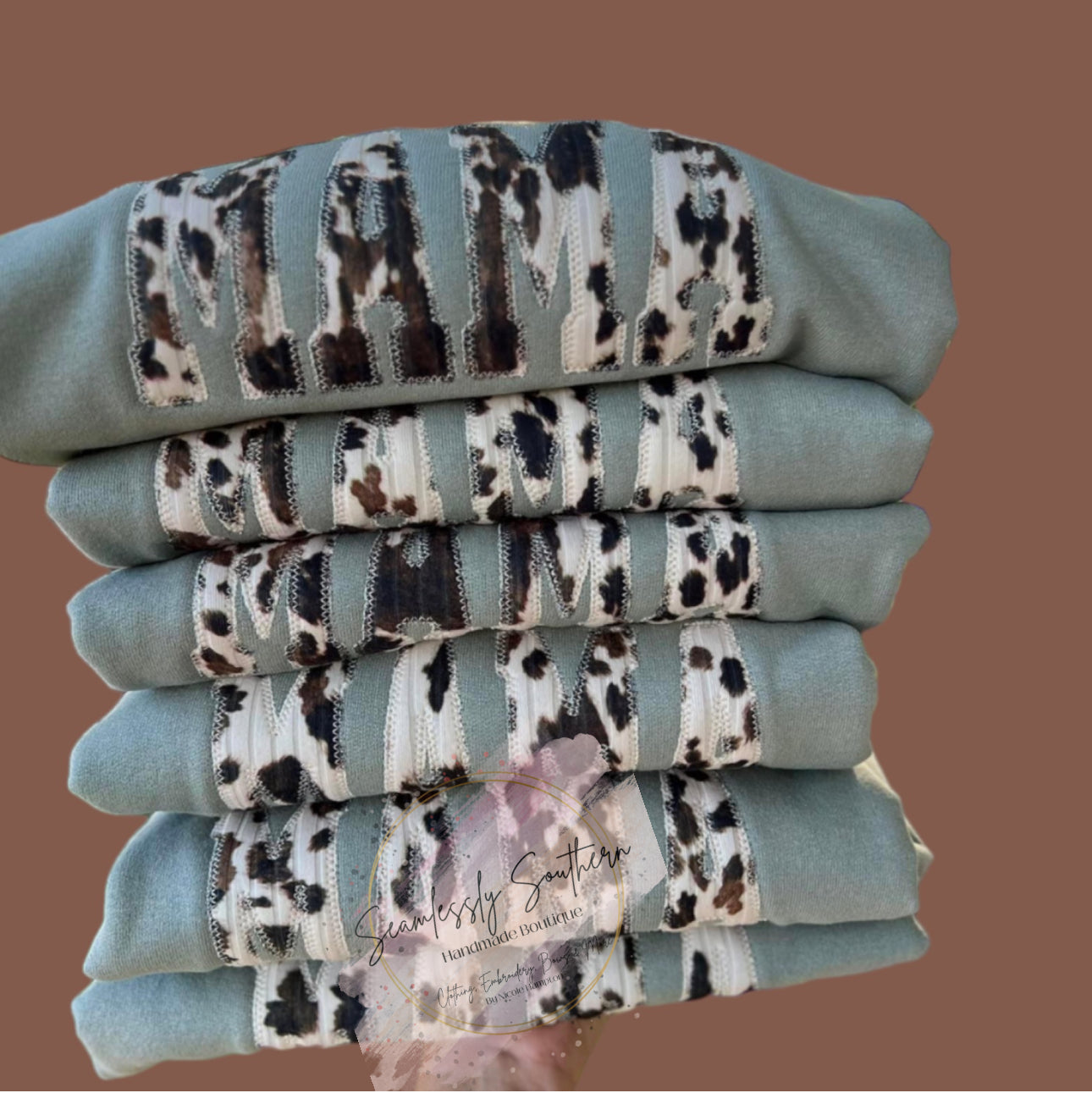 Cowhide Mama Sweatshirt