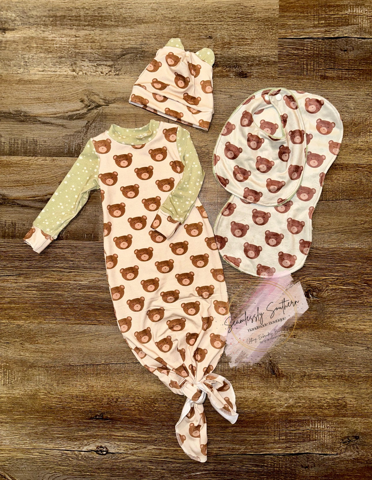 Baby Boy Bears Set