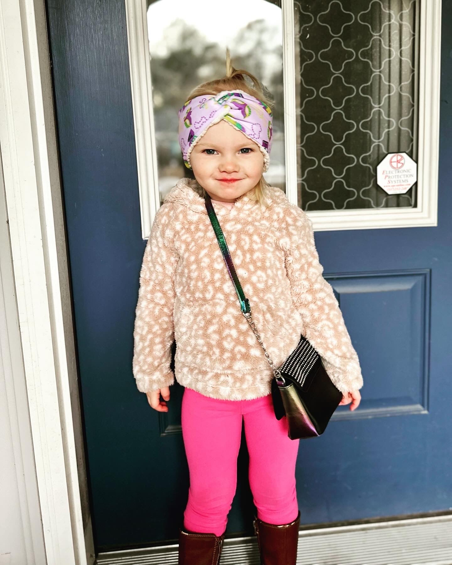 Mardi Gras Sherpa Twist Headband