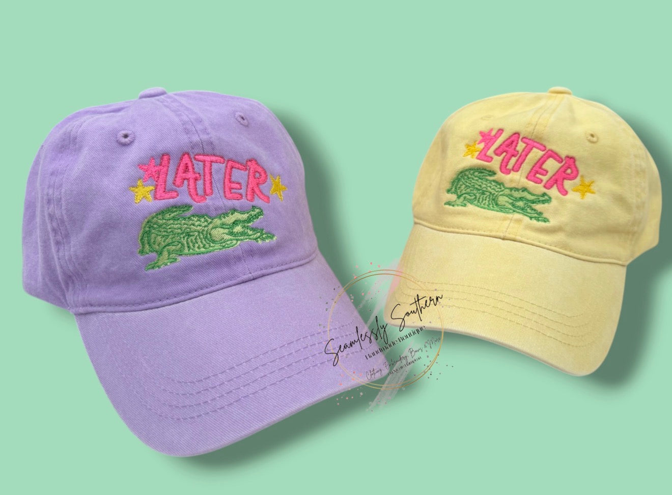 Later Gator 🐊 Embroidered Baseball Hat