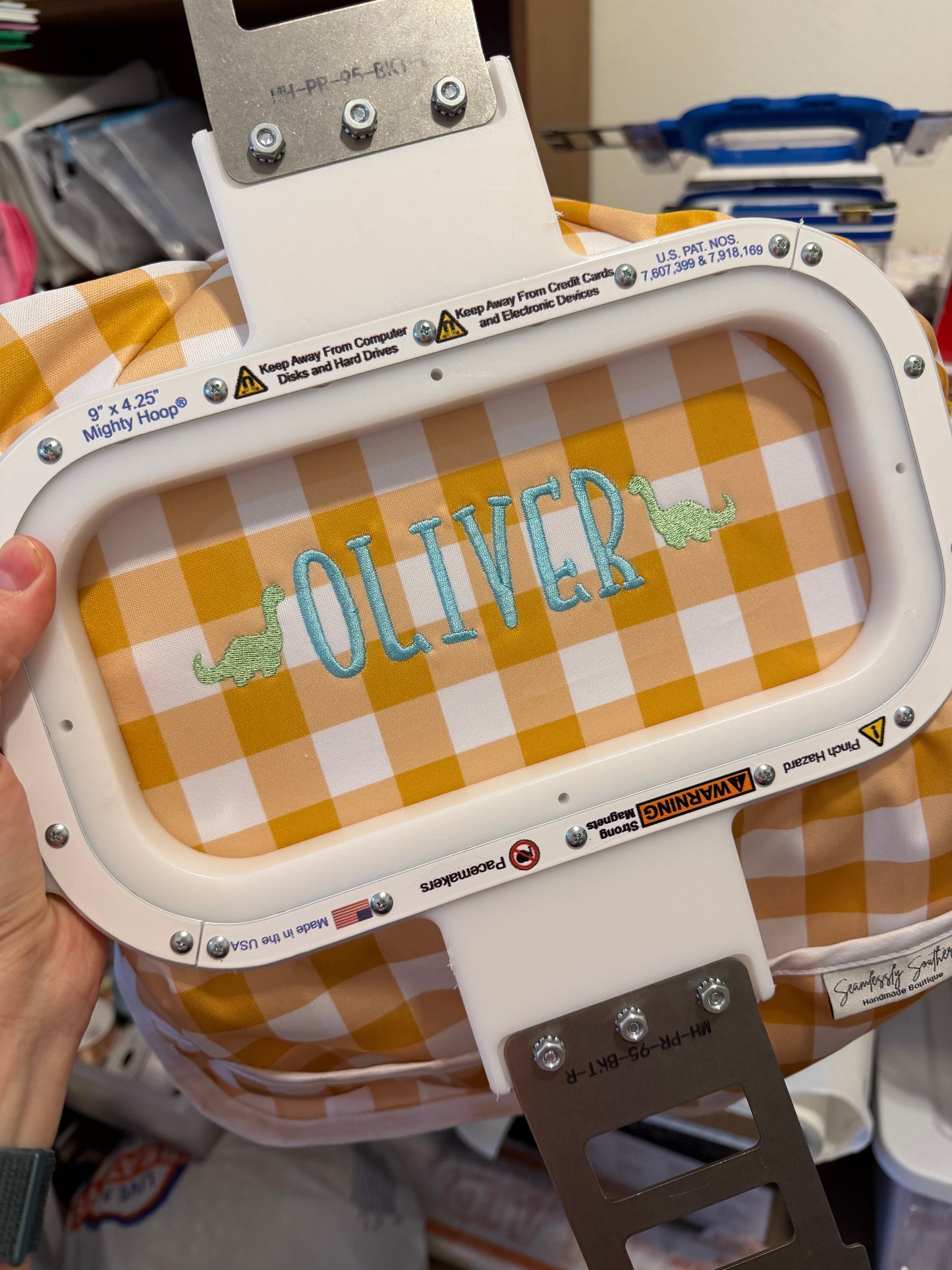 Personalized Embroidered Cover-All Bib