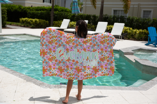 Personalized Girl Towels