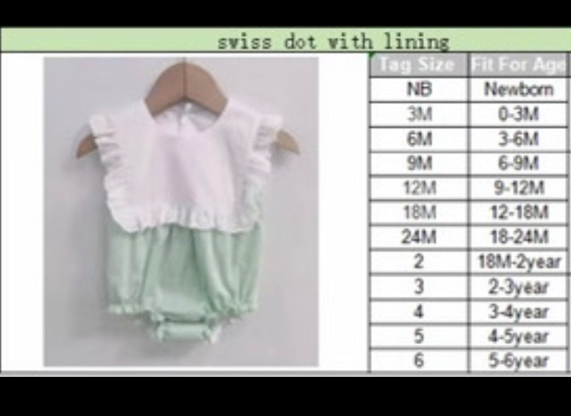 Girl Swiss Dot Bubble PREORDER