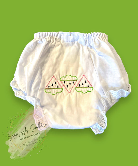 Watermelon Embroidery Bloomers