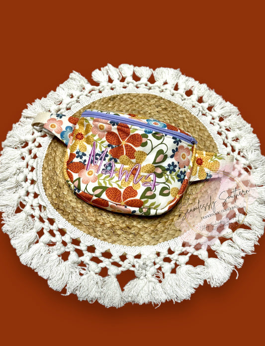 Floral Mama Fanny Pack