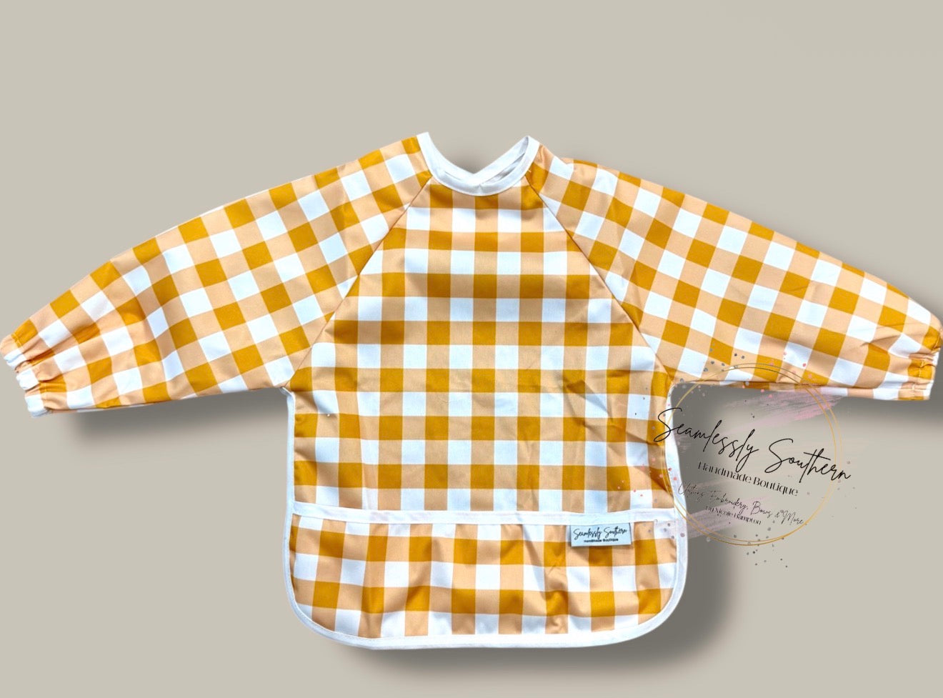 Personalized Embroidered Cover-All Bib