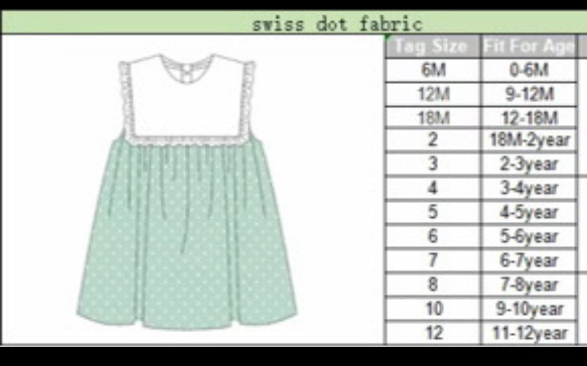 Girl Swiss Dot Dress PREORDER