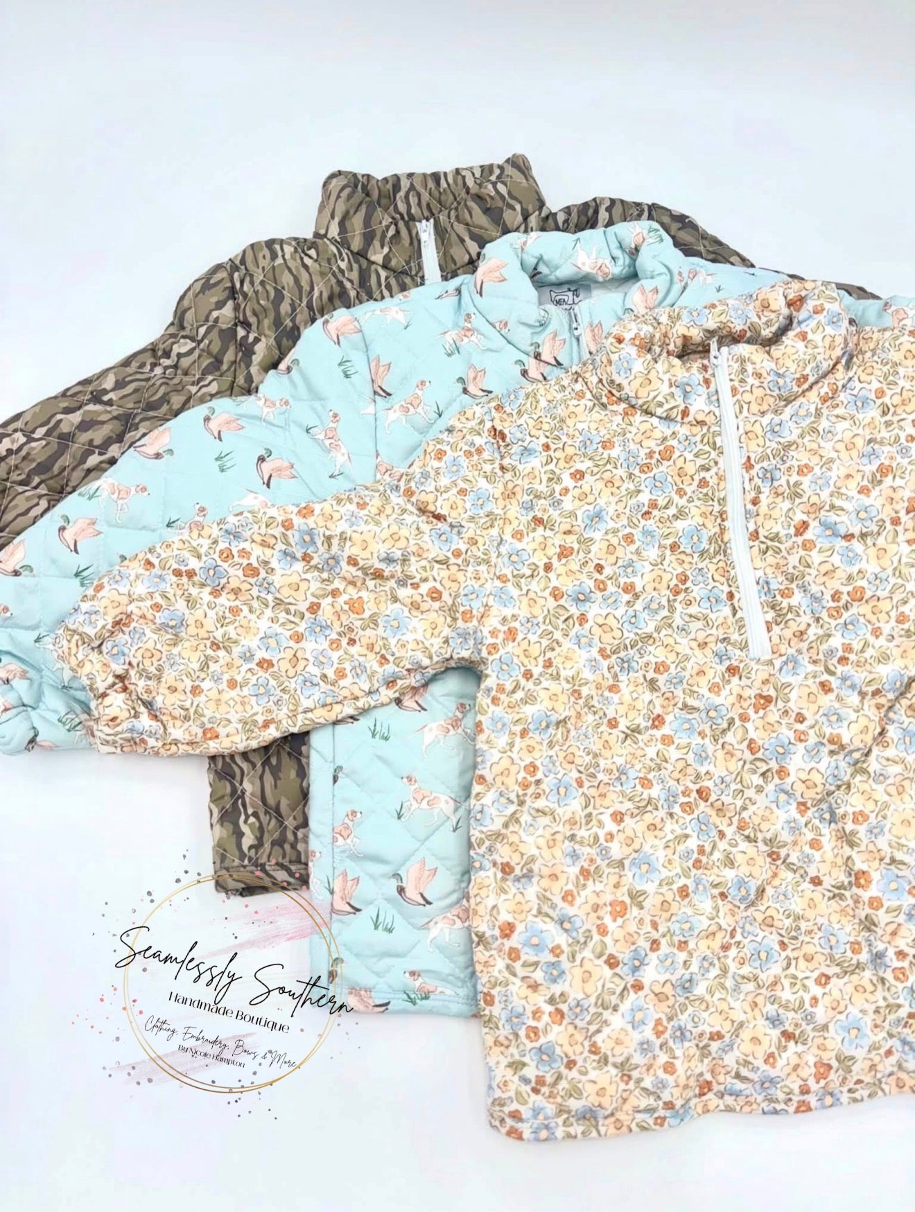 Quilted Quarter Zip PREORDER