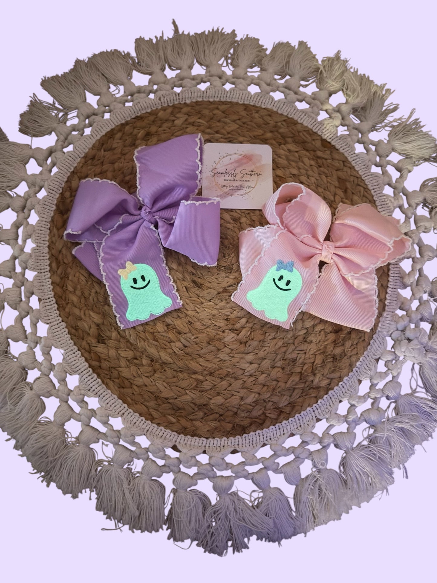 Ghost Glow in the dark Bow