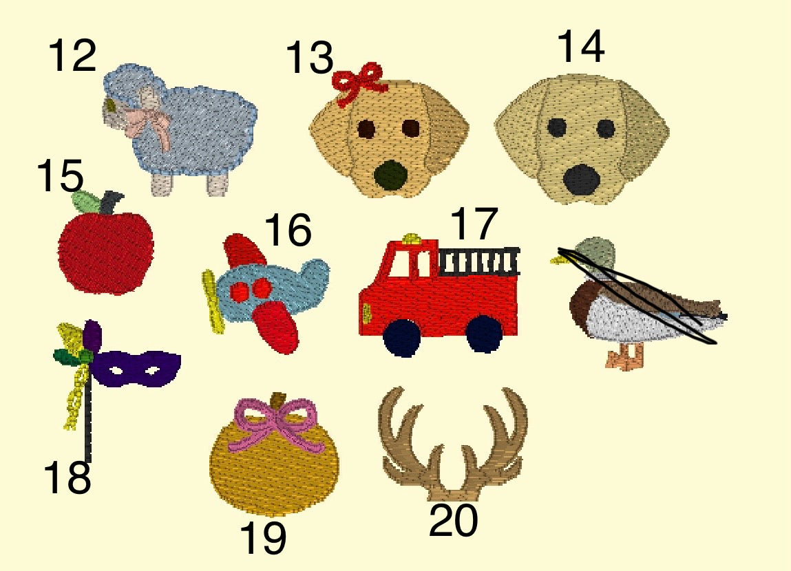 Personalized Embroidered Pacifier Clip