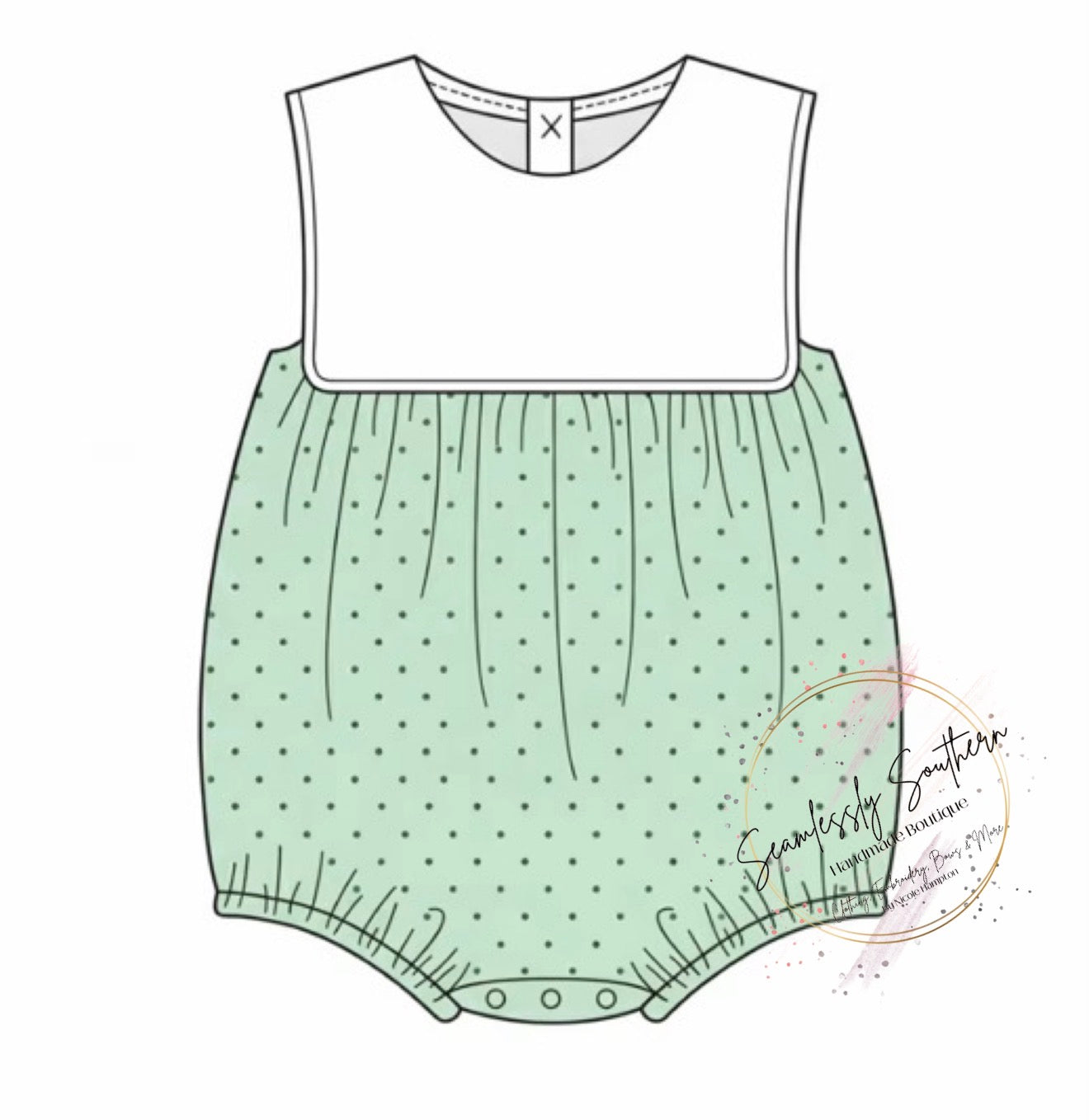 Boy Swiss Dot Bubble PREORDER