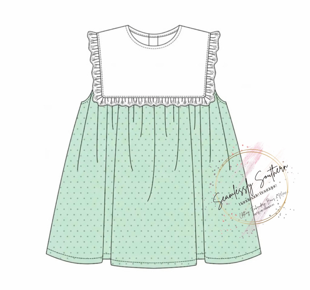 Girl Swiss Dot Dress PREORDER