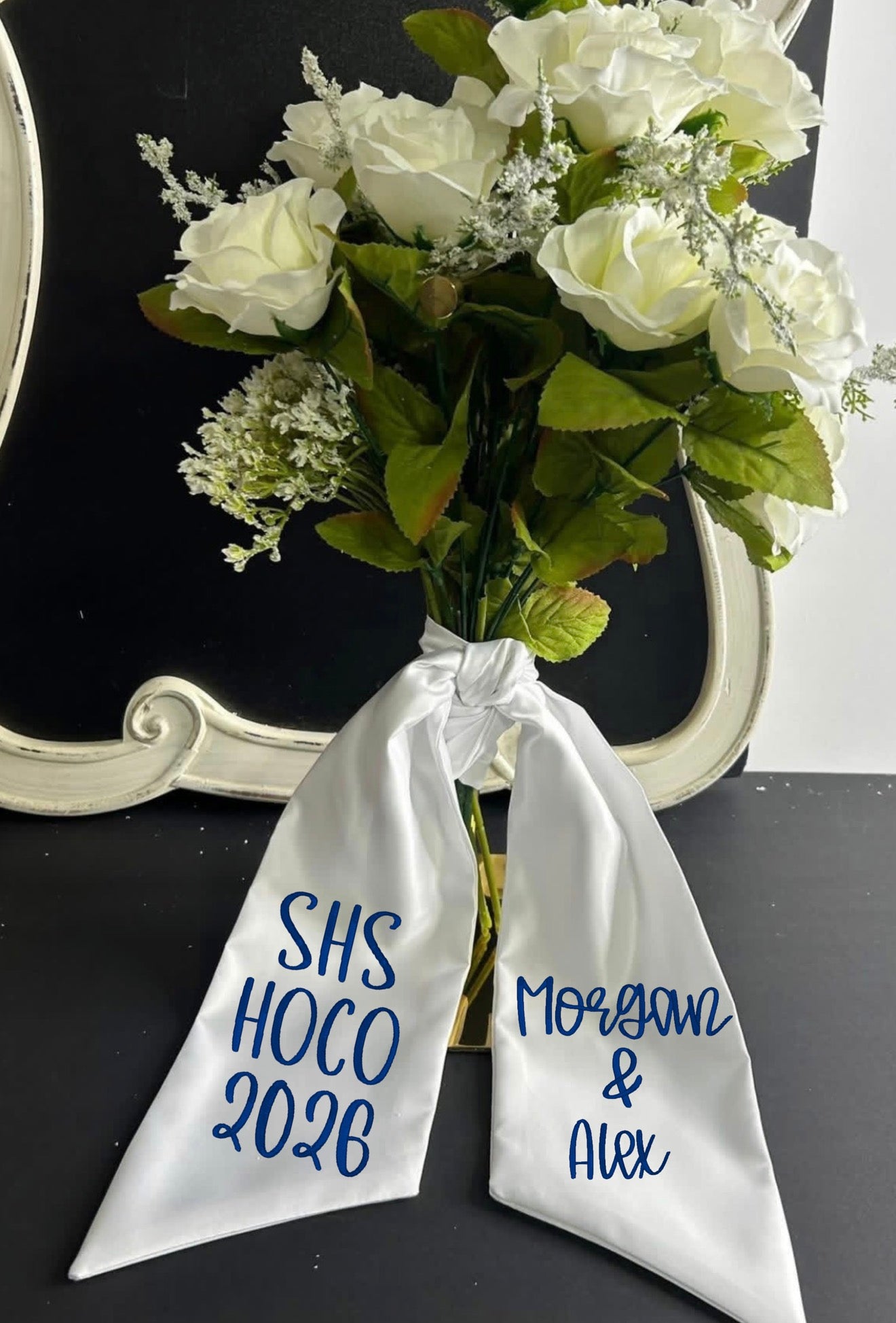 Prom Bouquet Satin Sash