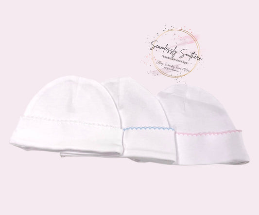 Picot Trim Hats