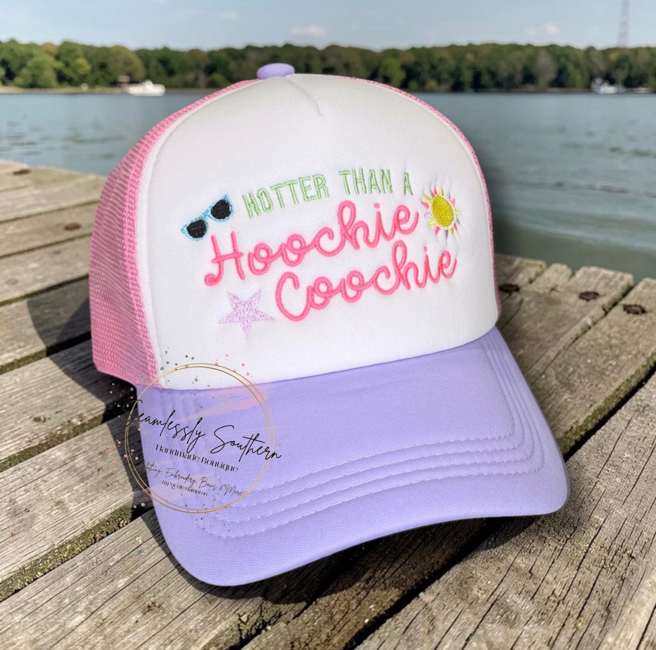 Hotter Than A Hoochie Coochie Trucker Hat
