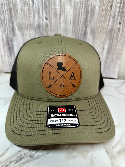Louisiana Leather Patch Hat