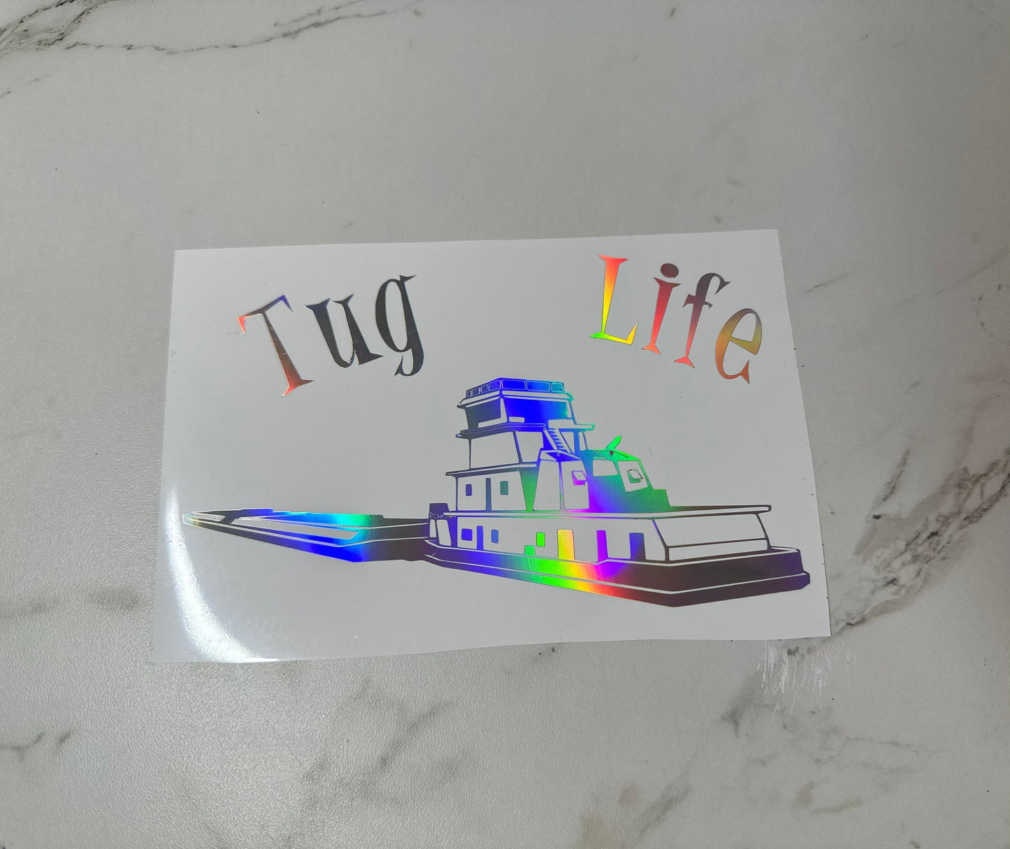 Tug Life Car Decal,Towboater,River Life